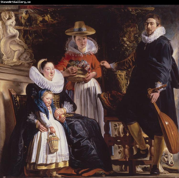 Jacob Jordaens The Family of the Arist (mk08)